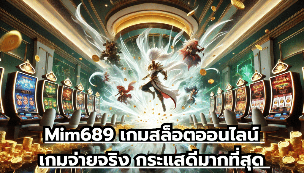 Mim689 เกมสล็อตออนไลน์ เกมจ่ายจริง กระแสดีมากที่สุด ระบบมาตรการ เดิมพนันไม่มีขั้นต่ำ