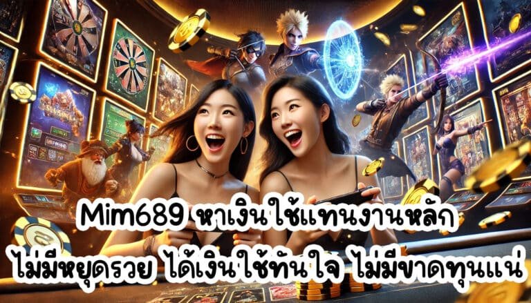 Mim689 หาเงินใช้แทนงานหลัก ไม่มีหยุดรวย ได้เงินใช้ทันใจ ไม่มีขาดทุนแน่-1
